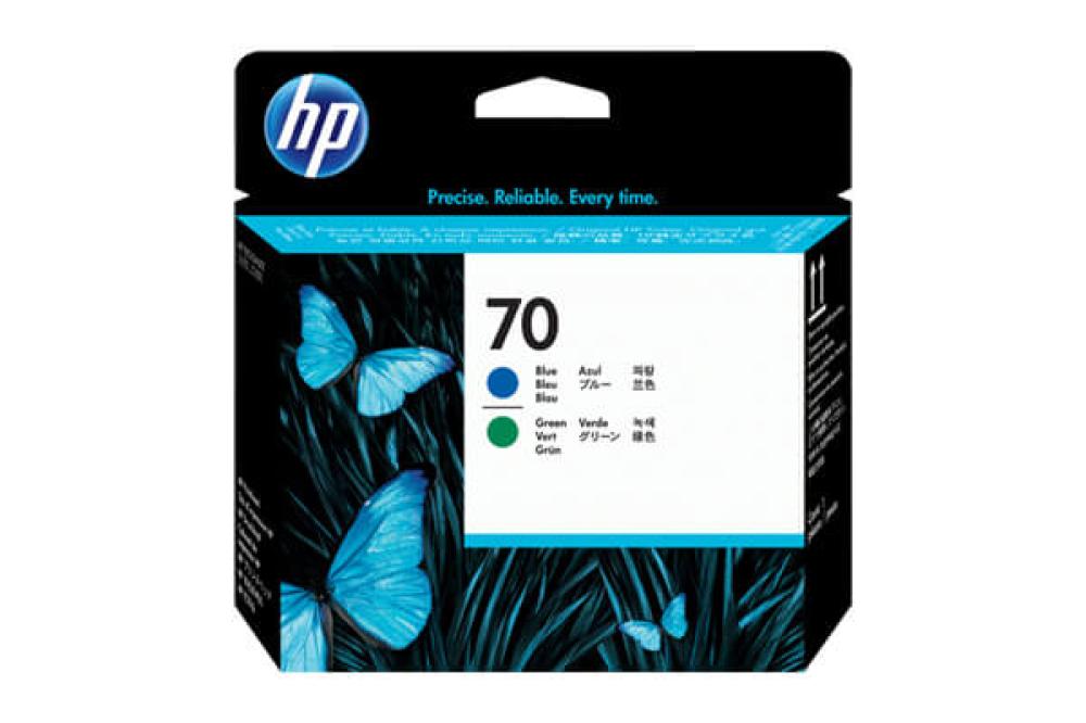 Печатающая головка HP 70 Blue and Green для моделей DesignJet HP   для плоттера: продажа, характеристики, отзывы, доставка - изображение 1