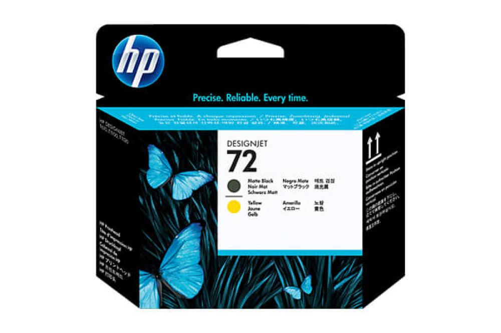 Печатающая головка HP 72 Matte Black and Yellow для моделей DesignJet HP   для плоттера: продажа, характеристики, отзывы, доставка - изображение 1