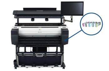Плоттер Canon imagePROGRAF iPF780 MFP M40 с ПЗК и чернилами