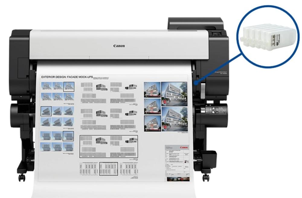 изображение Плоттер Canon imagePROGRAF iPF TX-4000 с ПЗК и чернилами - изображение 1