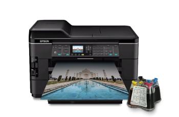 МФУ Epson WorkForce WF-7520 с СНПЧ и чернилами