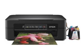 МФУ Epson Expression Home XP-255 с СНПЧ и чернилами