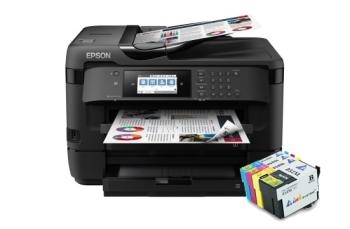 МФУ Epson WorkForce WF-7720DTWF с картриджами INKSYSTEM