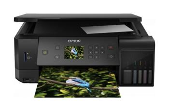 МФУ Epson L7160 с оригинальной СНПЧ и чернилами