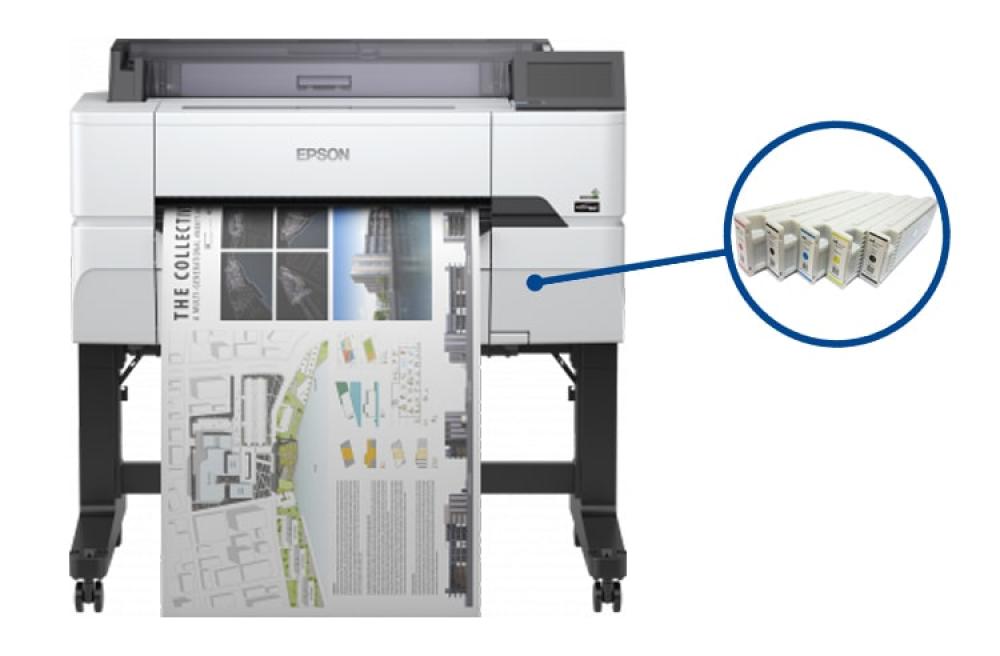 изображение Плоттер Epson SureColor SC-T3400 с ПЗК и чернилами - изображение 1