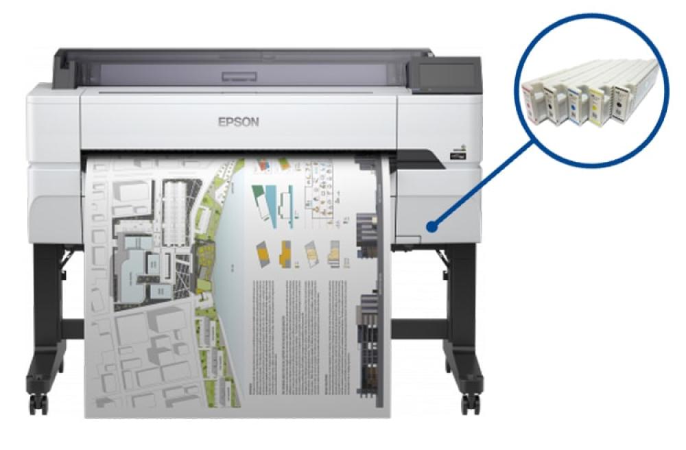 изображение Плоттер Epson SureColor SC-T5400 с ПЗК и чернилами - изображение 1