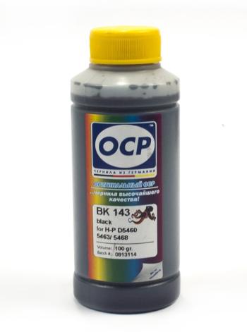 Чернила OCP для HP Photosmart (BK143) картридж 178, Black 100мл