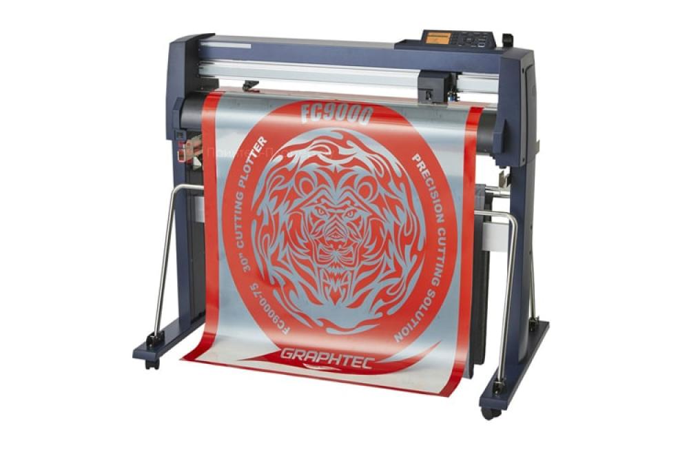 изображение Режущий плоттер Graphtec FC9000-75 со стендом и корзиной - изображение 1