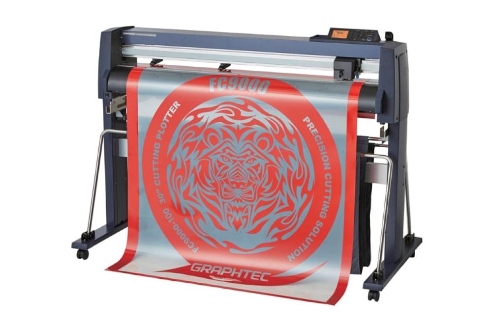 изображение Режущий плоттер Graphtec FC9000-100 со стендом и корзиной - изображение 1