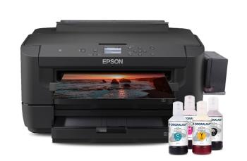 Принтер Epson WorkForce WF-7210DTW с БСНПЧ и чернилами ORIGINALAM.NET 350мл