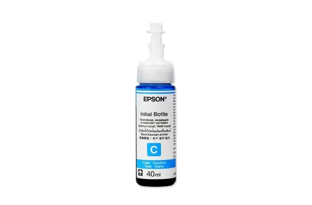 изображение Оригинальные чернила для Epson T664 Cyan (40 мл) - изображение 1