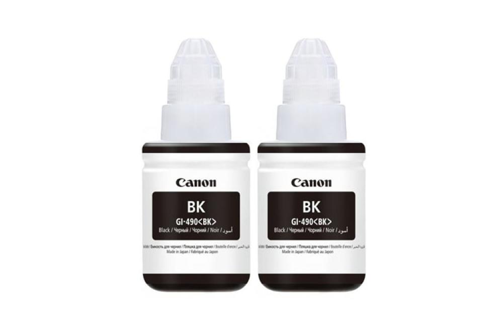 изображение Оригинальные чернила для Canon GI-490 Black (135 мл) - 2шт - изображение 1