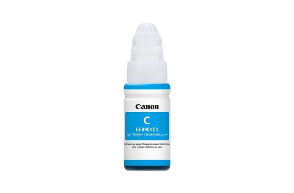 изображение Оригинальные чернила для Canon GI-490 Cyan (70 мл) - изображение 1
