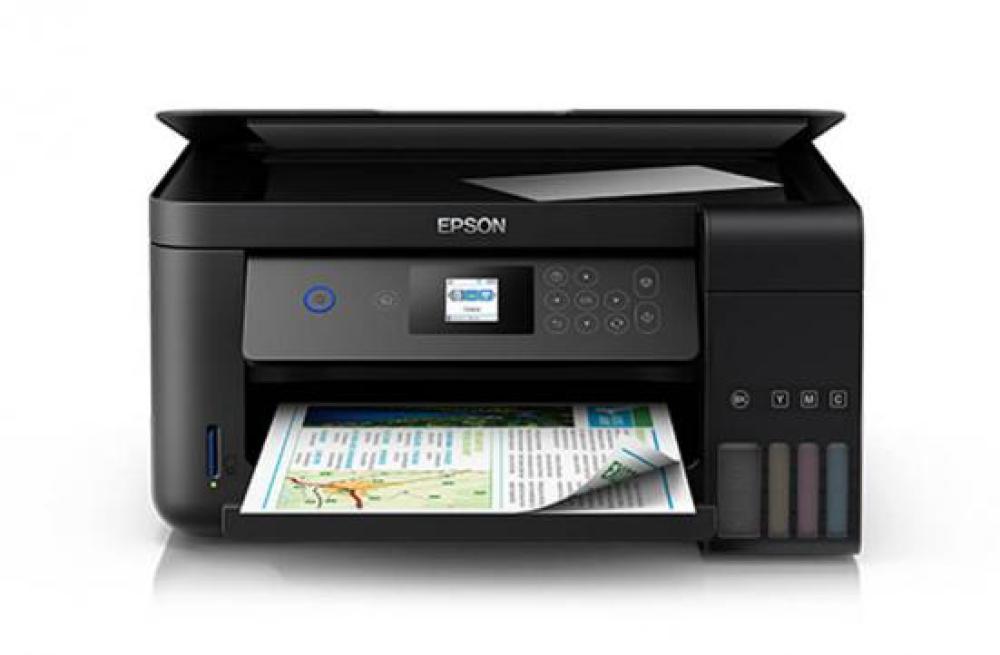 изображение МФУ Epson L4160 с оригинальной СНПЧ и чернилами ORIGINALAM.NET 127мл (Уценка) - изображение 1