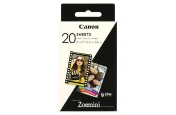 Бумага Canon ZINK󏆃 2x3 дюйма ZP-2030 20 л.
