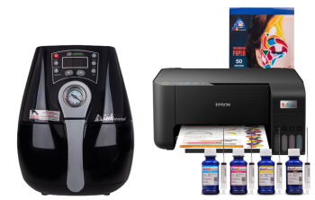 Вакуумный термопресс INKSYSTEM 3D-Mini и МФУ Epson L3210 с набором для сублимационной печати