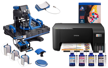 Термопресс INKSYSTEM SP Combo 8 29*38 см 8 в 1 и МФУ Epson L3210 с набором для сублимационной печати