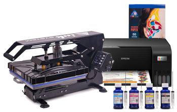 Планшетный термопресс INKSYSTEM SP AO3838 38*38 см и МФУ Epson L3210 с набором для сублимационной печати