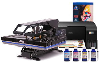 Планшетный термопресс INKSYSTEM SP AO4060 40*60 см и МФУ Epson L3210 с набором для сублимационной печати