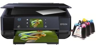 МФУ Epson Expression Photo XP-750 с СНПЧ и чернилами