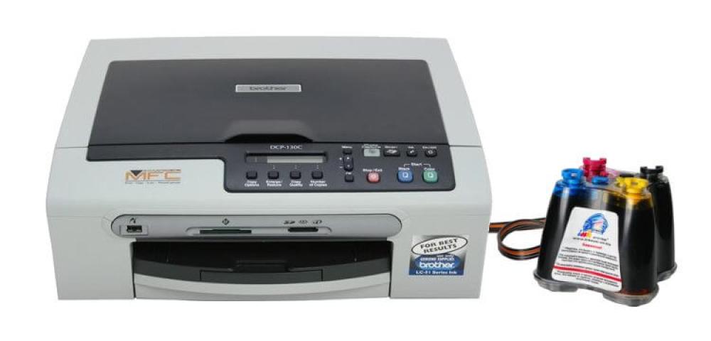 изображение МФУ Brother DCP 130C с СНПЧ - изображение 1