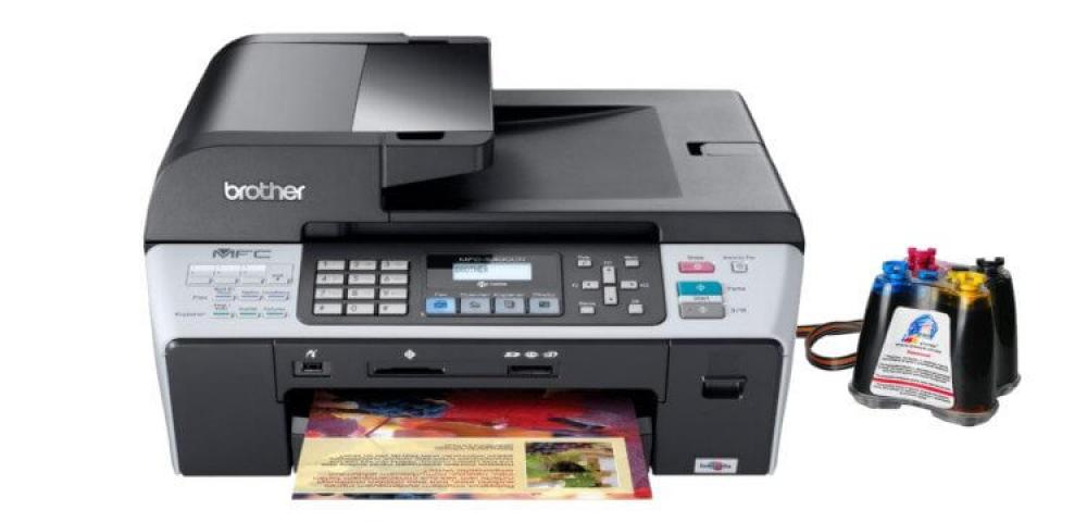изображение МФУ Brother MFC 5490CN с СНПЧ - изображение 1