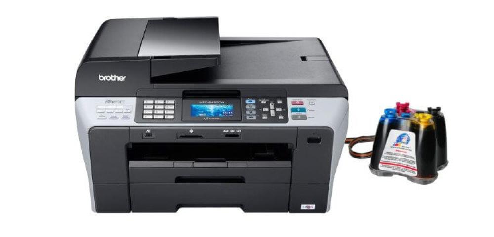 изображение МФУ Brother MFC 6490CW с СНПЧ - изображение 1