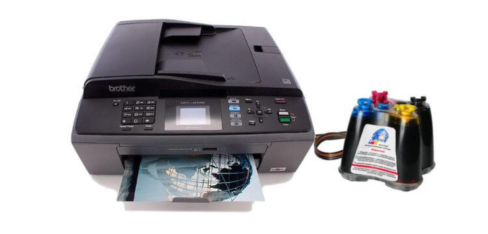 изображение МФУ Brother MFC J410W с СНПЧ - изображение 1