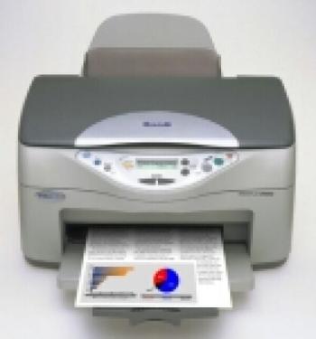 МФУ Epson Stylus CX5200 с СНПЧ и чернилами