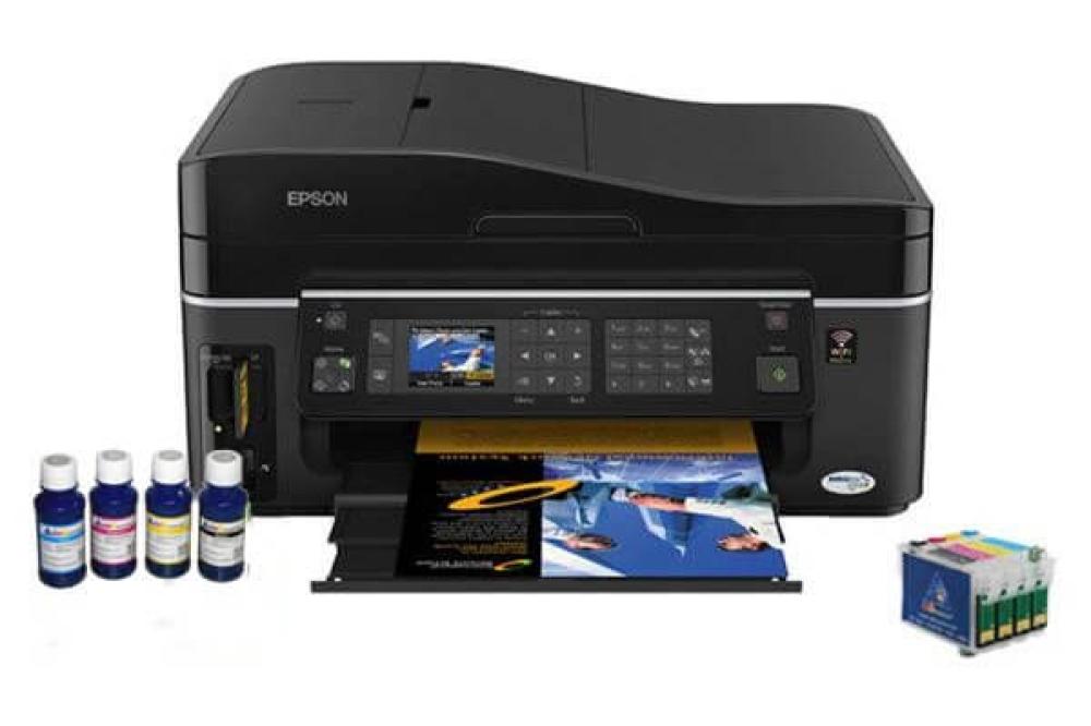 изображение МФУ Epson Stylus Office TX600FW с перезаправляемыми картриджами - изображение 1