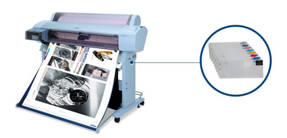 изображение Плоттер Epson Stylus Pro 9600 с ПЗК - изображение 1