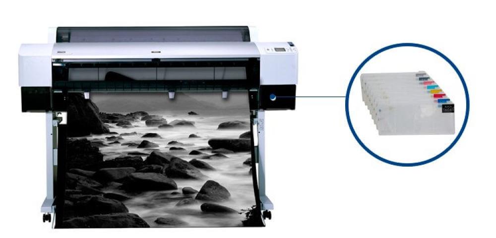 изображение Плоттер Epson Stylus Pro 9800 с ПЗК - изображение 1