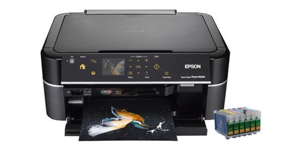 изображение МФУ Epson Stylus Photo PX660 Premium с перезаправляемыми картриджами - изображение 1