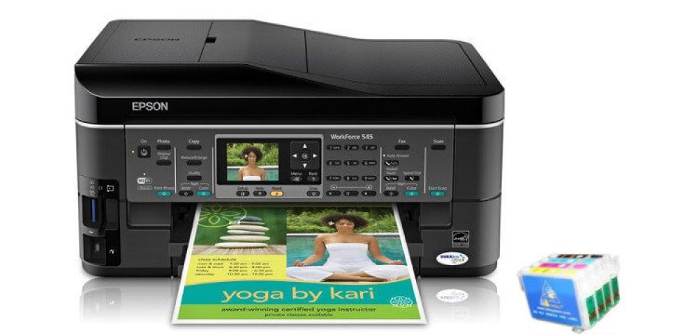 изображение МФУ Epson WorkForce 545 с перезаправляемыми картриджами - изображение 1