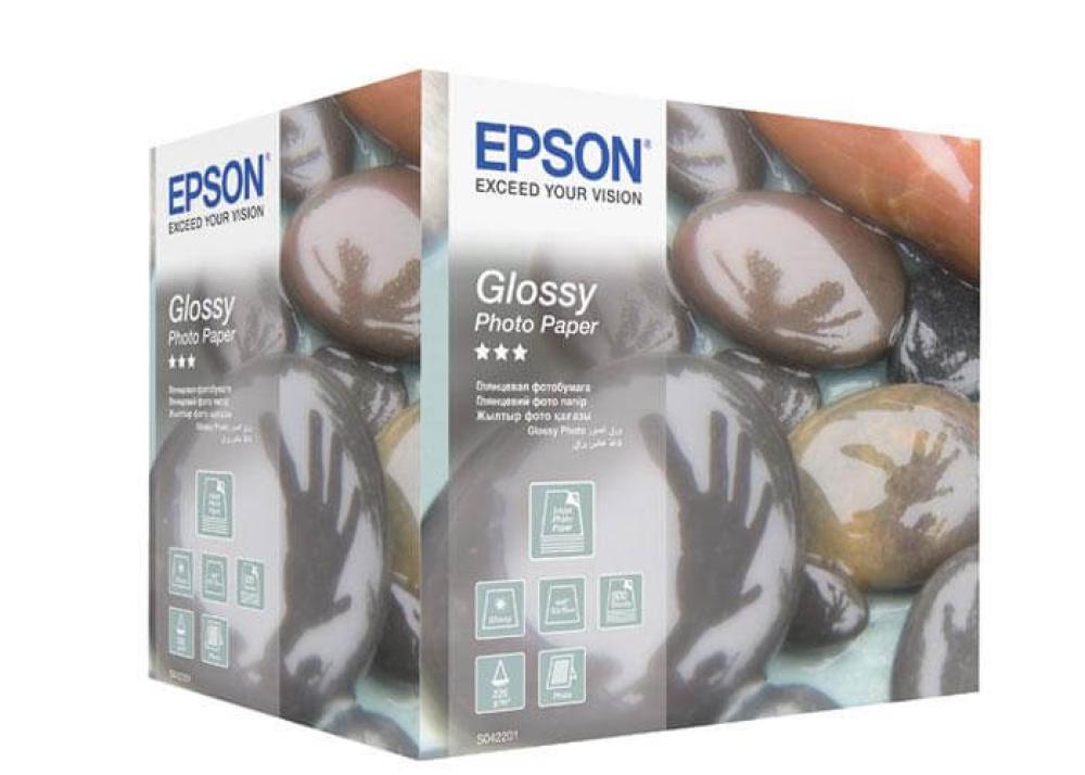 изображение Глянцевая фотобумага Epson Glossy Photo Paper 10x15cm, 225g, 500 листов - изображение 1