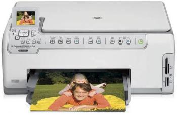 МФУ HP PhotoSmart C5183 с СНПЧ и чернилами