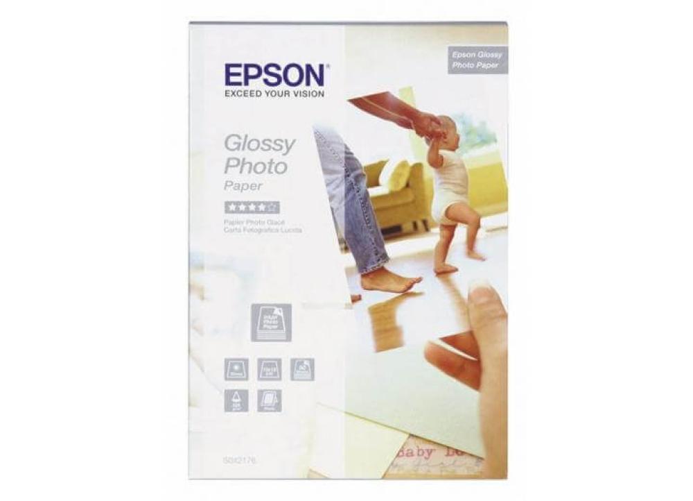 изображение Глянцевая фотобумага Glossy photo paper EPSON 10x15, 225g, 50 листов - изображение 1