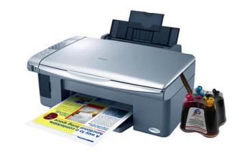 МФУ Epson Stylus CX4900 с СНПЧ и чернилами