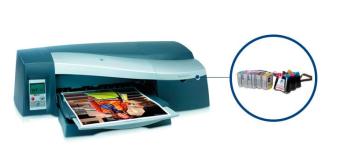 Плоттер HP DesignJet 30 с СНПЧ и чернилами
