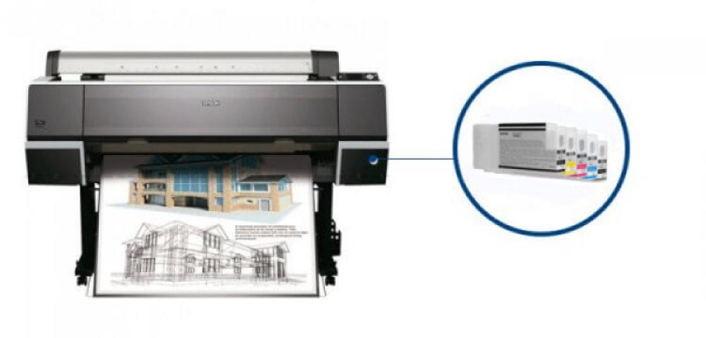 изображение Плоттер Epson Stylus Pro 9700 с ПЗК - изображение 1