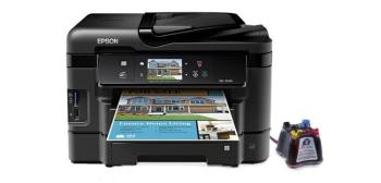 МФУ Epson Workforce WF-3540 с СНПЧ и чернилами (Рус)