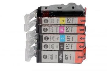 Комплект картриджей Canon PGI520-BK, CLI521 (C, Y, M, Bk)