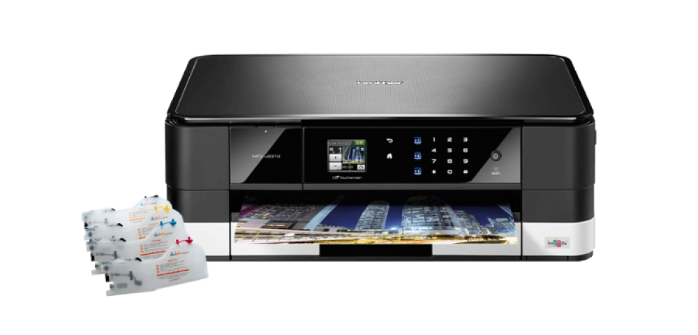 изображение МФУ Brother MFC-J2310 с ПЗК и чернилами - изображение 1