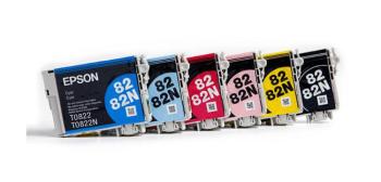 Комплект оригинальных картриджей для Epson Stylus Photo R390