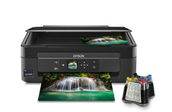 МФУ Epson Expression Home XP-323 с СНПЧ и чернилами (c11cd90405)