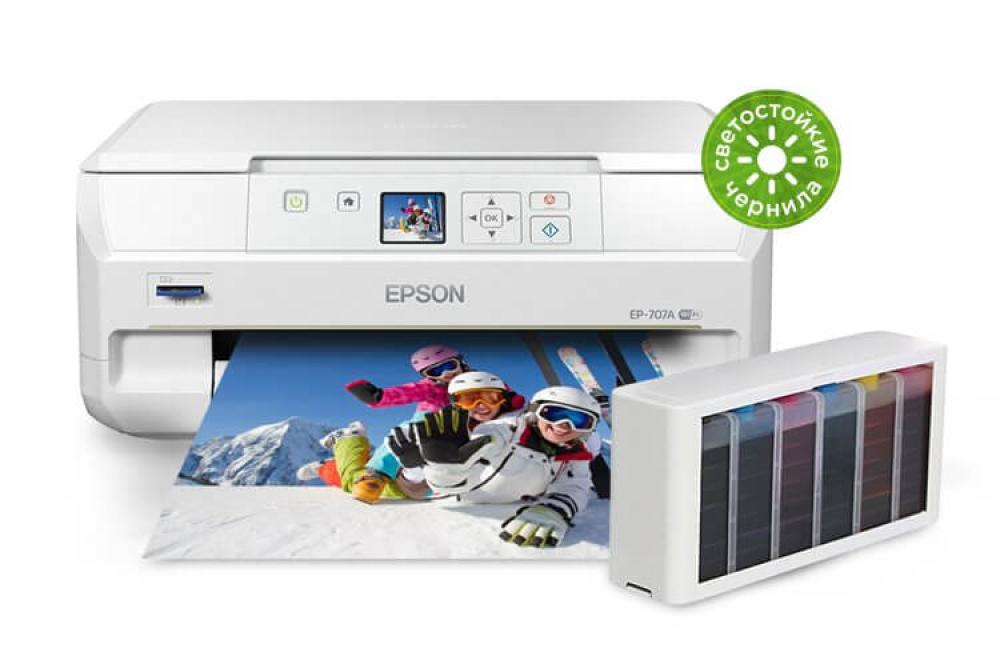 Фото Epson EP-707A с СНПЧ - изображение 1